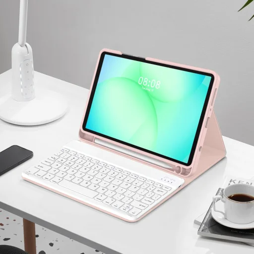 Samsung Galaxy Tab A9/A11 8.7 X110/X115/X133/X135 rózsaszín tok - 3