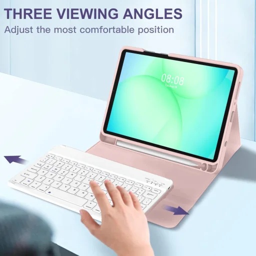 Samsung Galaxy Tab A9/A11 8.7 X110/X115/X133/X135 rózsaszín tok - 6