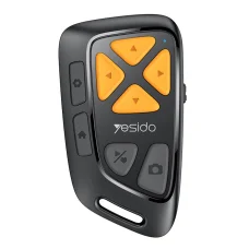 Yesido - Bluetooth távirányító (SF25) - Videók lapozása/Könyvek olvasása/Fényképek készítése távolról, 200mAh - Fekete