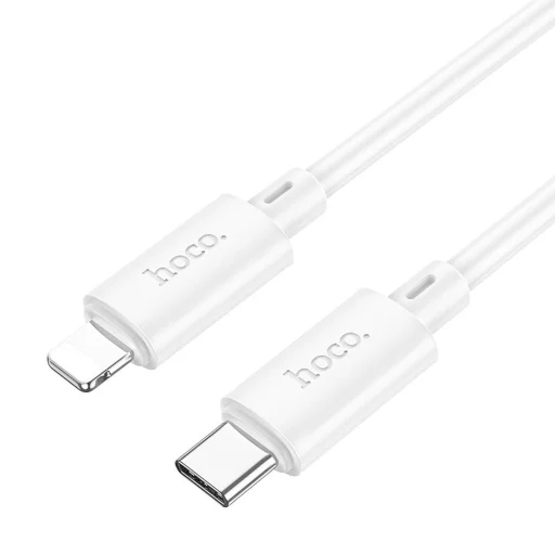 iPhone Kábel USB-C - Lightning Hoco PD 2,4A 20W 1 m fehér - 1