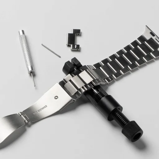 Apple Watch 8 / 9 / 10 / 11 / SE / Ultra (44 / 45 / 46 / 49 mm) Ringke Metal One Air Ezüst szíj - 7