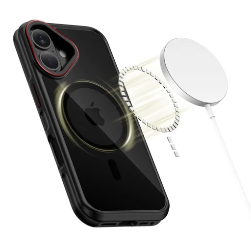 iPhone 17 Tech-Protect MagHybrid Magsafe Fekete/Piros tok - 3