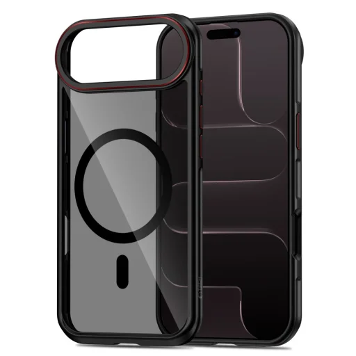 iPhone 17 Air Tech-protect Maghybrid Magsafe tok Fekete/Piros - 2