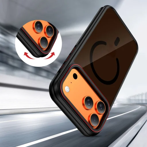 iPhone 17 Pro Tech-protect Maghybrid Magsafe tok Fekete/piros - 6