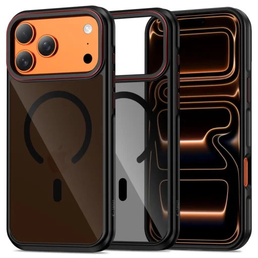 iPhone 17 Pro Tech-protect Maghybrid Magsafe tok Fekete/piros - 1