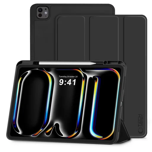 iPad Pro 13” 7 / 8 / 2024-2025 tok Tech-Protect SC Pen Fekete - 1