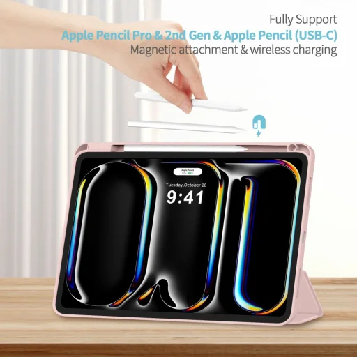 iPad Pro 11” 2024 / 2025 Tech-protect Sc Pen tok, Pink - 7