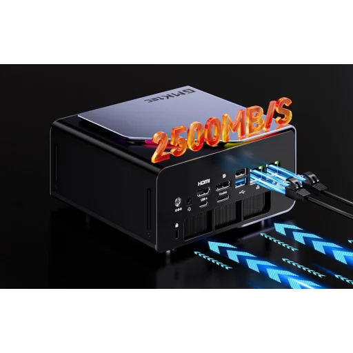 MINI PC GMKtec K12 Ryzen 7 H 16GB 255 32GB RAM + 1TB SSD WIN 11 Pro - 11