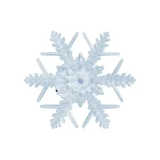 Home KID 331/WH LED-es hópehely ablakdísz, beltéri kivitel, öntapadós, hidegfehér LED