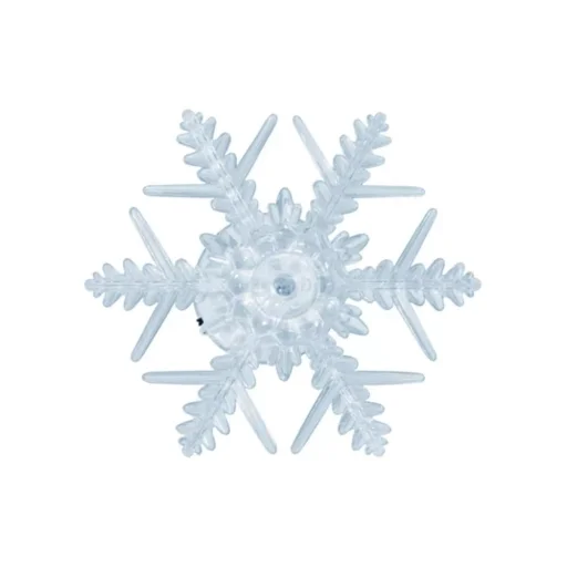 Home KID 331/WH LED-es hópehely ablakdísz, beltéri kivitel, öntapadós, hidegfehér LED - 2