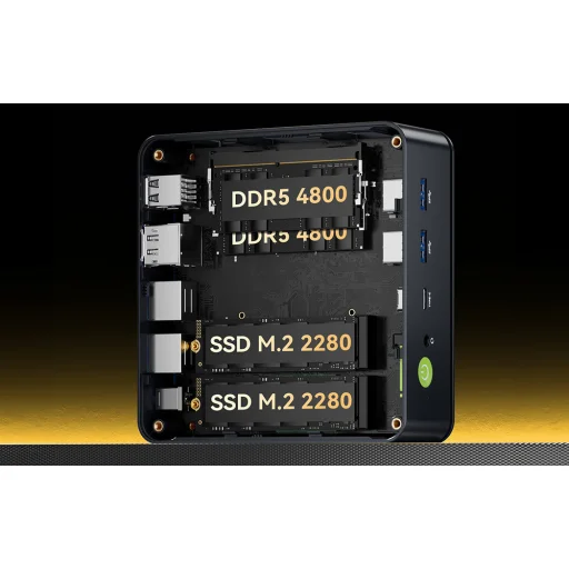 GMKtec M6 Ultra MINI PC AMD Ryzen 5 7640HS 32GB RAM + 1TB SSD WIN 11 Pro - 10