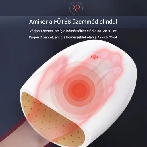 Regeneráló Kézmasszírozó légpárnás - 3