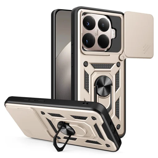 Xiaomi 15T Pro Techsuit CamShield Series Gold tok - 1