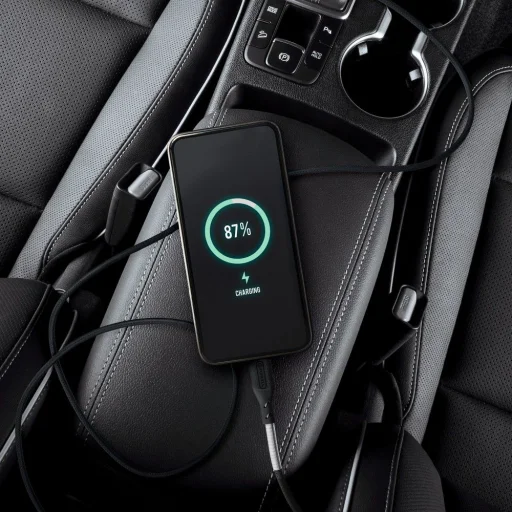 Forcell F-Energy USB-C – USB-C kábel, QC4.0 PD, 5A / 100W, 1m, fekete (CB-04C) rugalmas nyakkal - 6