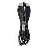 Forcell F-Energy QC4.0 PD 5A 66W Carbon 1 m CB-02C fekete Type-C USB kábel thumbnail