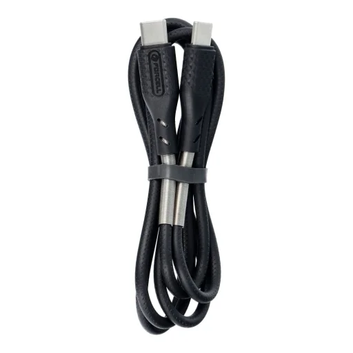 Forcell F-Energy QC4.0 PD 5A 66W Carbon 1 m CB-02C fekete Type-C USB kábel - 7