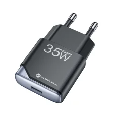 Forcell F-Energy Ultra Slim GaN III hálózati töltő, USB-C, PD/QC4.0, 3A/35 W, fekete (B135101-E)