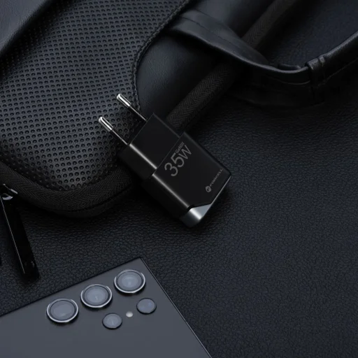 Forcell F-Energy Ultra Slim GaN III hálózati töltő, USB-C, PD/QC4.0, 3A/35 W, fekete (B135101-E) - 4