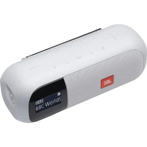 JBL Tuner 2 Portable Bluetooth Speaker with FM/DAB/DAB+ White EU - 3