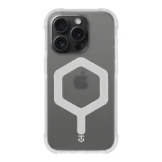 Tactical MagForce Hexagon Cover for Apple iPhone 15 Pro T-White