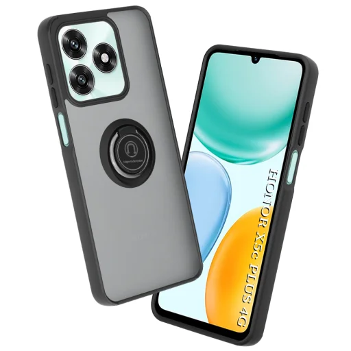 Honor X5c Plus Techsuit Glinth Fekete tok - 1