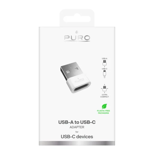 Puro USB-C - USB-A Adapter - Fehér - 2