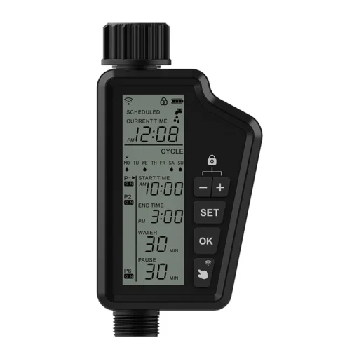Avatto SWT60-EU intelligens Wi-Fi öntözésvezérlő LCD képernyővel - 1