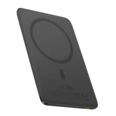 Baseus PicoGo AM41 Ultra-Karcsú 5000mAh 20W MagSafe Kompatibilis Power Bank Baseus Simple USB-C 60W 30cm Kábellel - Fekete