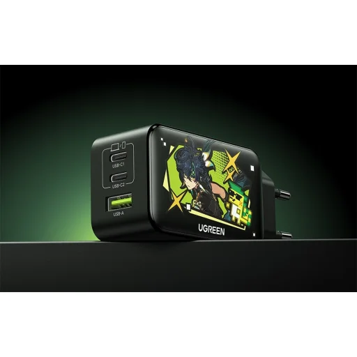 UGREEN Genshin 65W 3-Port GaN töltő USB 2x USB-C - 7