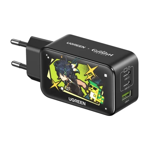UGREEN Genshin 65W 3-Port GaN töltő USB 2x USB-C - 1