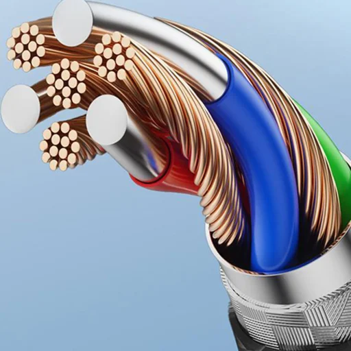 Yesido GS26 Hosszabbító Adapter - USB 2.0, 1.5m Kábel, Fonott, Nagysebességű Átvitel - Szürke - 6