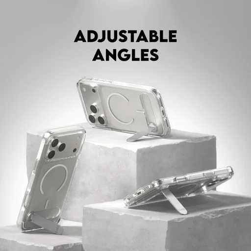  iPhone 17 Pro Max PanzerGlass® - CARE Feature Kickstand MagSafe - Átlátszó tok - 4