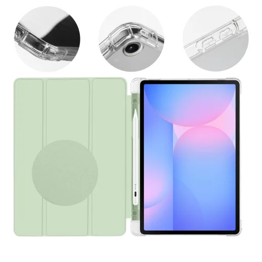 OBAL:ME MistyTab tok Samsung Galaxy Tab S10 Lite/S9/S9 FE/S10 FE Light Green - 2