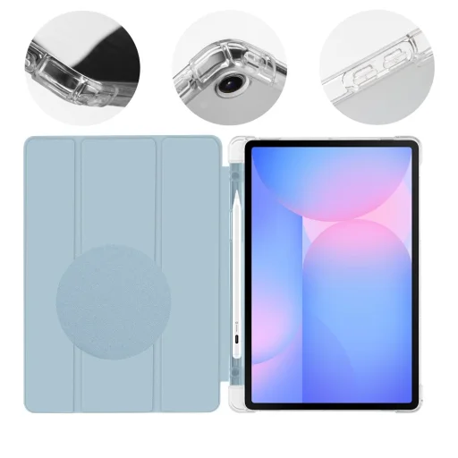 OBAL:ME MistyTab fliptok Samsung Galaxy Tab S10 Lite/S9/S9 FE/S10 FE világoskék - 2