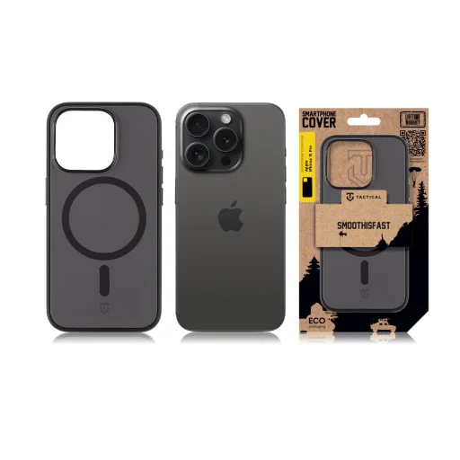 Tactical MagForce SmoothIsFast Cover for Apple iPhone 15 Pro Asphalt - 4