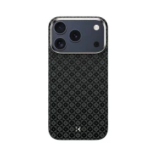 Benks Mágneses Armor Air Armor Rácsos Kevlar Tok Fém Kerettel 600D (B069) Iphone 17 Pro fekete tok
