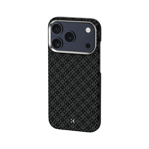 Benks Mágneses Armor Air Armor Rácsos Kevlar Tok Fém Kerettel 600D (B069) Iphone 17 Pro fekete tok - 4