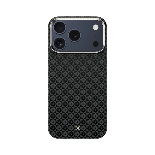Benks Mágneses Armor Air Armor Rácsos Kevlar Tok Fém Kerettel 600D (B069) Iphone 17 Pro fekete tok - 1