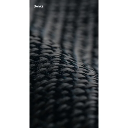 Benks Magnetic Armor Pro Armor Grid Kevlar tok Metal Frame 600D (Y069) iPhone 17 Pro fekete, - 7