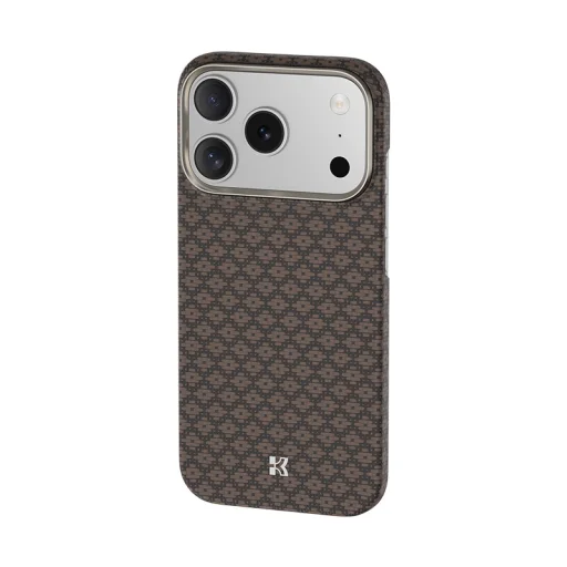 Benks Magnetic Armor Air Armor Grid Kevlar tok fém kerettel 600D (A070) iPhone 17 Pro Max arany tok - 3