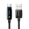 Data Cable USB-A to USB-C 6A, 1.2m Mcdodo (CA-0020) - Fényerő önálló állítással, Fekete thumbnail