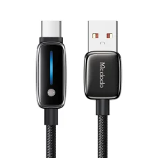 Data Cable USB-A to USB-C 6A, 1.2m Mcdodo (CA-0020) - Fényerő önálló állítással, Fekete