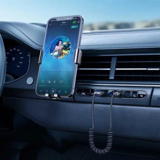 Mcdodo Type-C to Jack 3.5mm Audio Kábel (CA-8700), Spirál Design, Nylon Fonott, 1.7m - Fekete - 6