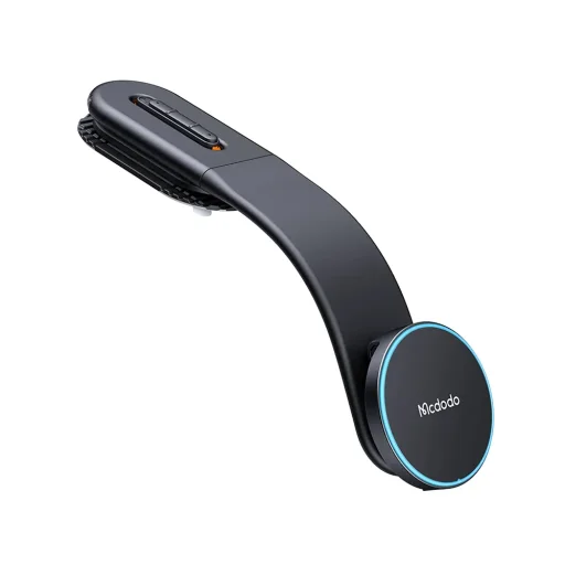 Autós tartó Mcdodo Vezeték nélküli Töltéssel (CH-6290) Műszerfalra, 15W, Hajlítható Kialakítás - Fekete - 1