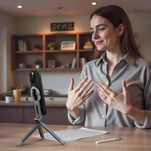 Mobile Phone Magnetic Stand Mcdodo TB-6210 Alumínium ötvözet Szürke - 4