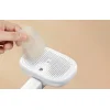 Rojeco szőrápoló kefe gőzfunkcióval (fehér) thumbnail