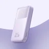 Baseus Comet Series powerbank kijelzővel 20000mAh 22.5W - lila + USB-A / USB-C kábel - 11