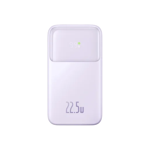 Baseus Comet Series powerbank kijelzővel 20000mAh 22.5W - lila + USB-A / USB-C kábel - 2