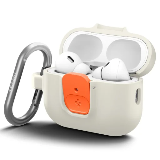 Apple AirPods Pro 3 Spigen Nano Pop Narancssárga Bézs tok - 10