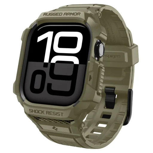 Apple Watch 10 / 11 46mm Rugged Armor Pro Vintage Khaki tok - 1